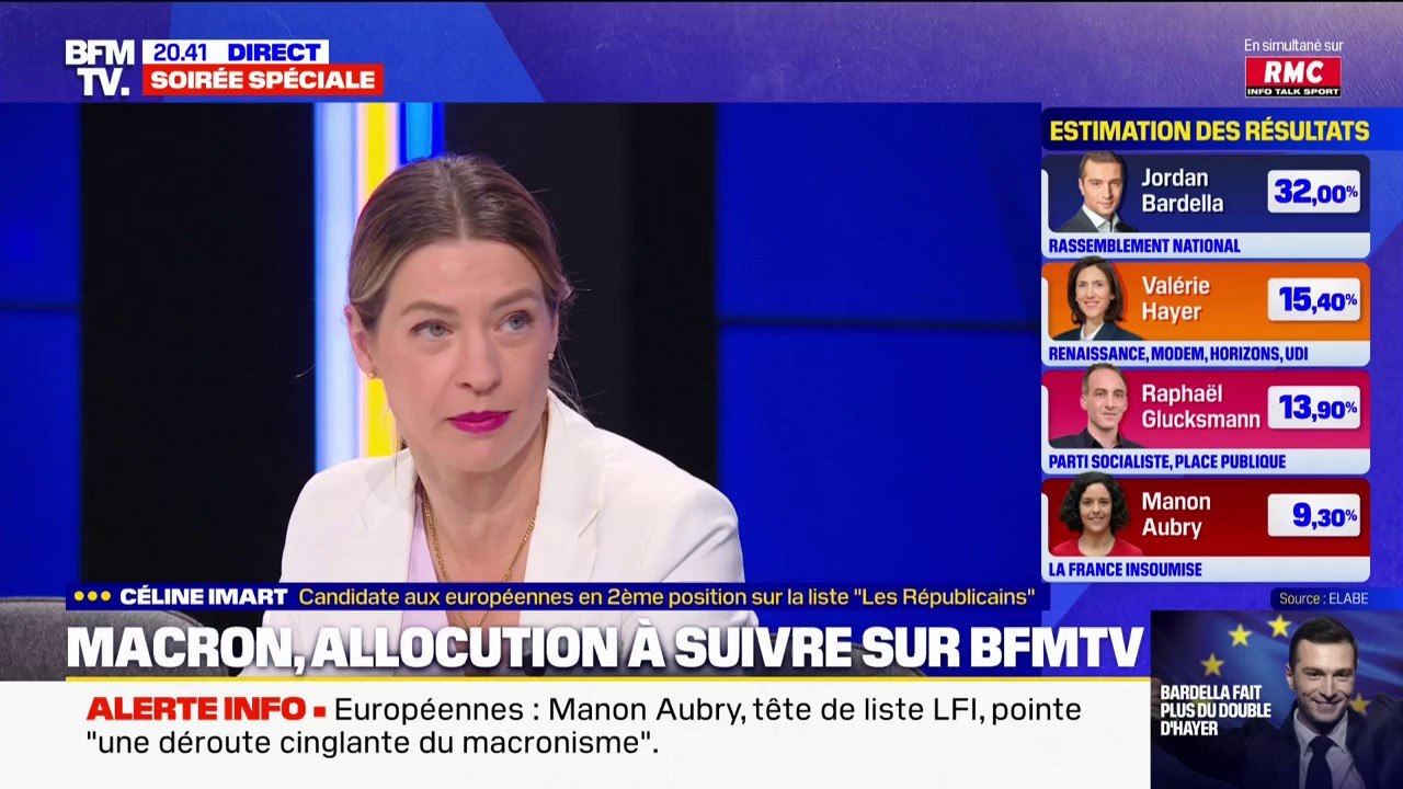 Céline Imart, candidate aux Européennes en deuxième position sur la liste LR: "C'est la mort du macronisme"