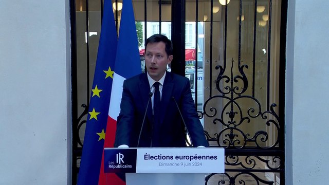 Pour François-Xavier Bellamy, les européennes sont le début d'un long chemin pour relever la droite