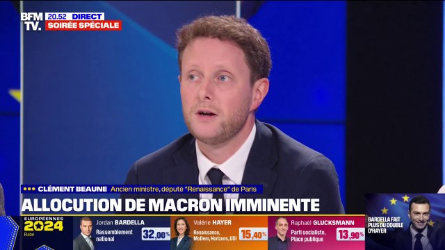 Clément Beaune (Renaissance): la victoire du Rassemblement national aux Européennes est une lourde défaite pour la majorité