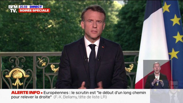 RN en tête des élections européennes: Ce n'est pas un bon résultat pour les partis qui soutiennent l'Europe , regrette Emmanuel Macron