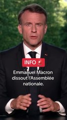 DE NOUVELLES ÉLECTIONS LÉGISLATIVES VONT ÊTRE ORGANISÉES LE 30 JUIN ET LE 7 JUILLET, pour élire de nouveaux députés