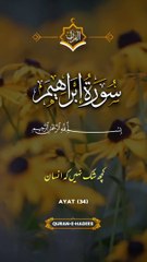 Surah Ibrahim  Tarjuma #quran#islam #islamicquotes#short surah ibrahim tarjuma mein