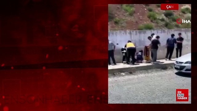Çankırı'da YKS'den çıkıp evlerine giderken kapısı açık araçtan düştüler
