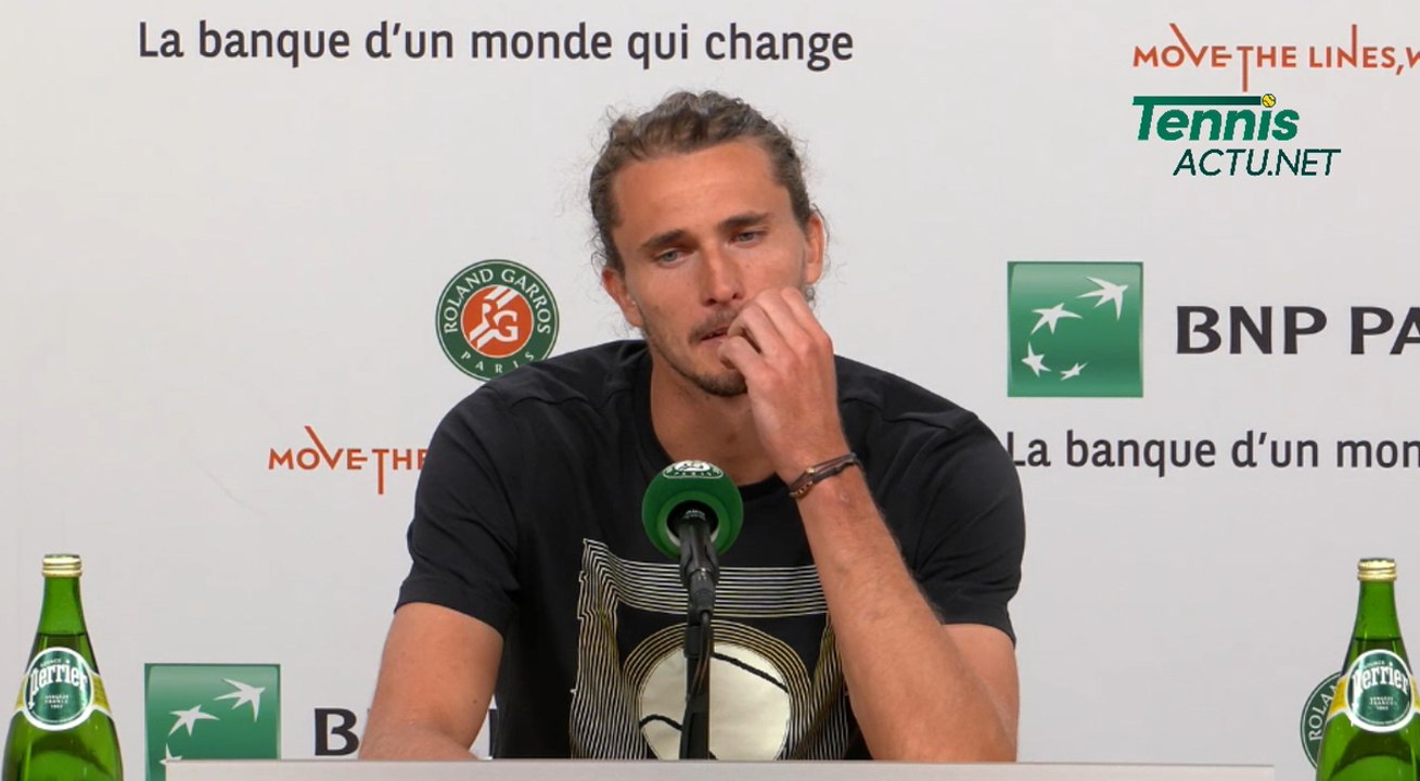 Tennis - Roland-Garros 2024 - Alexander Zverev : 'Ich habe alles getan, was ich konnte...“
