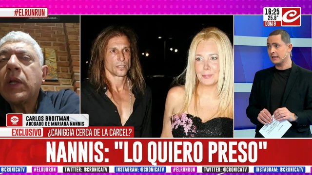 El abogado de Mariana Nannis le solicitó a la Justicia una fecha para comenzar el juicio contra Claudio Paul Caniggia