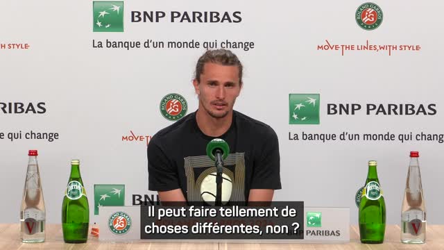 Roland-Garros - Zverev : "Alcaraz est une bête, un animal !"