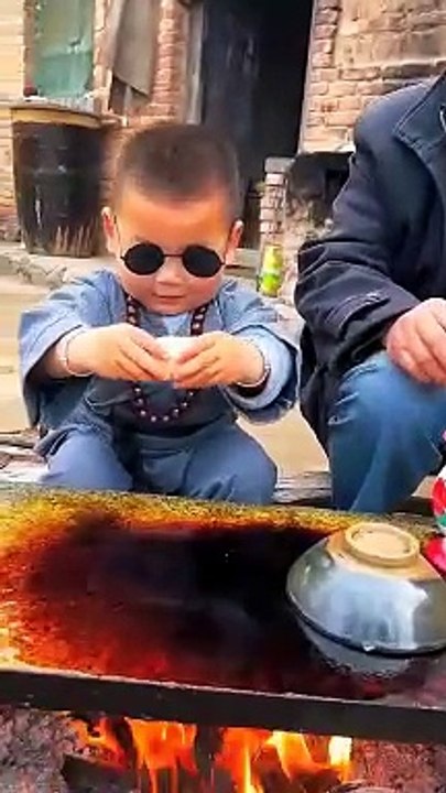 Chinese burger Have fun cooking delicious food together