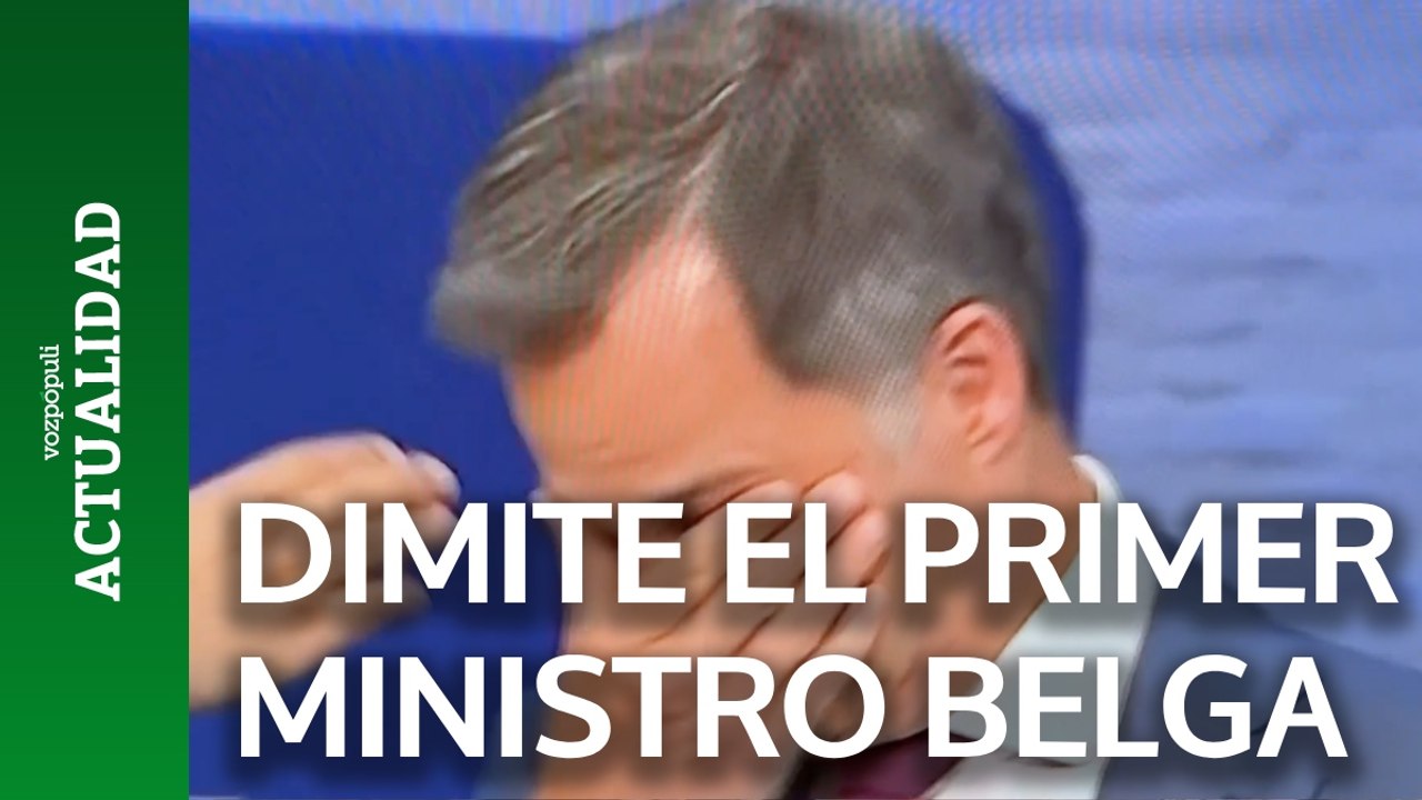 Dimite el Primer Ministro belga tras las elecciones - Vídeo Dailymotion