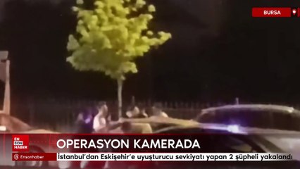 İstanbul’dan Eskişehir’e uyuşturucu sevkiyatı yapan 2 şüpheli Bursa’da yakalandı