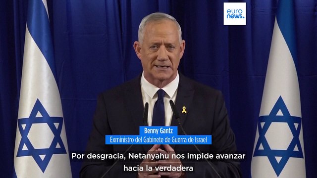 Benny Gantz dimite del gabinete de guerra de Israel y deja a Netanyahu en posición vulnerable