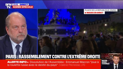 Éric Dupond-Moretti: "Je suis parfaitement à l'aise avec la décision qui a été prise par le président de la République"