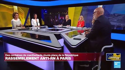 Européennes 2024 : rassemblement anti-RN à Paris après les résultats des élections