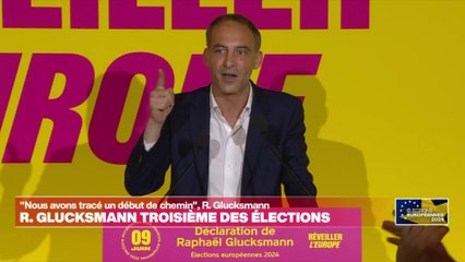 Européennes : "Nous allons faire émerger un nouvel espace politique", affirme Raphaël Glucksmann