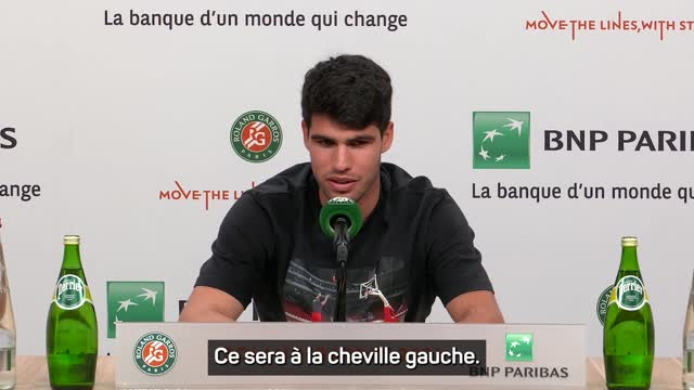 Roland-Garros - Alcaraz : "Je vais me tatouer la Tour Eiffel avec la date d'aujourd'hui !"