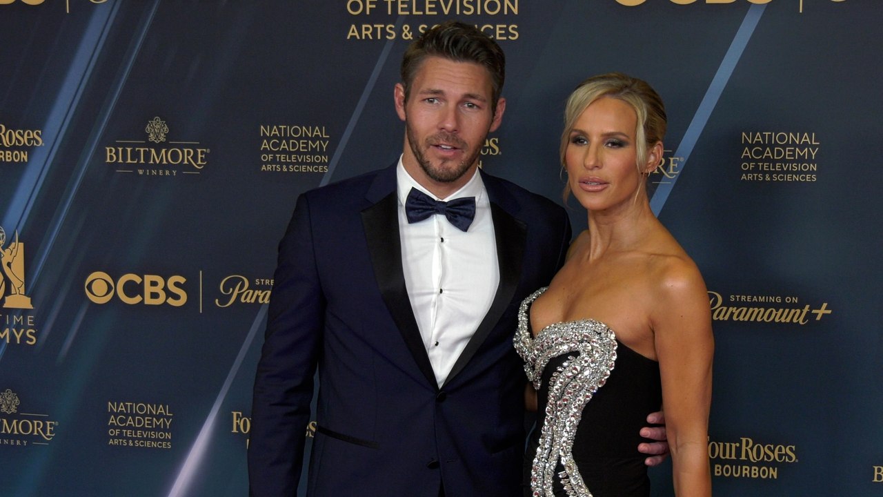 Scott Clifton and Elle Anderson 2024 Daytime Emmy Awards Red Carpet