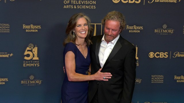 Susan Waters and Linden Ashby 2024 Daytime Emmy Awards Red Carpet