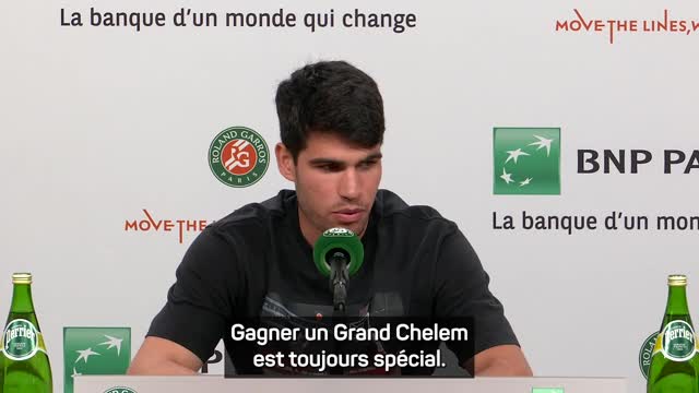 Roland-Garros - Alcaraz : "La victoire en Grand Chelem dont je suis le plus fier"