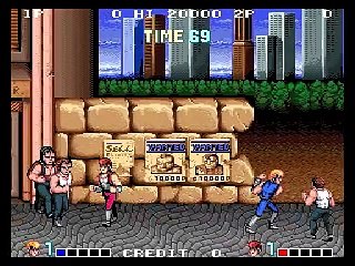 Double Dragon online multiplayer - arcade