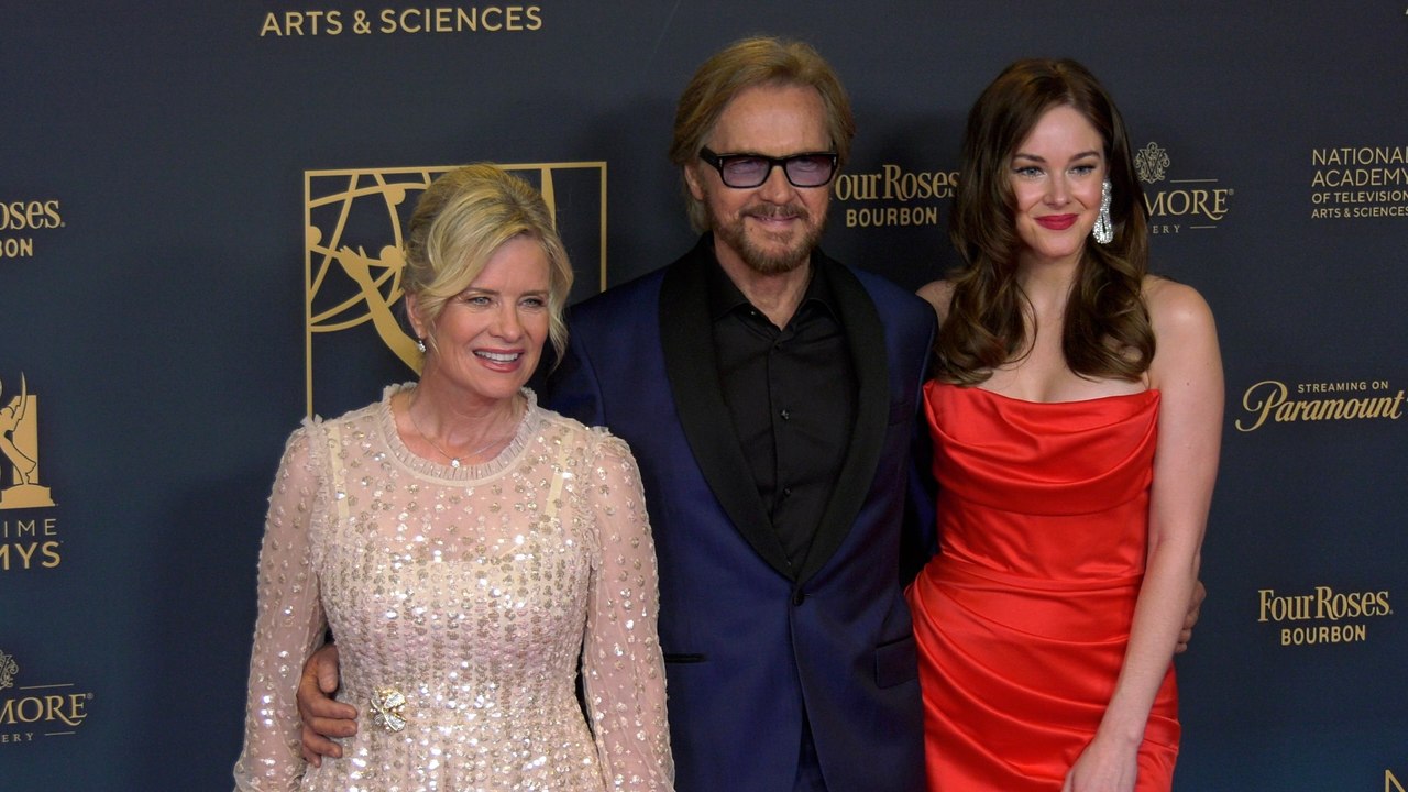 Mary Beth Evans, Stephen Nichols, Abigail Klein 2024 Daytime Emmy Awards Red Carpet