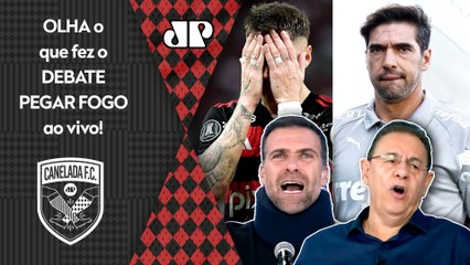 "NÃO! NÃO! ISSO É UMA PALHAÇADA! Tem que RECLAMAR desse..." DEBATE FERVE sobre Flamengo e Palmeiras!