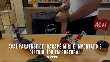 Açaí paraense de Igarapé-Miri é importado e distribuído em Portugal