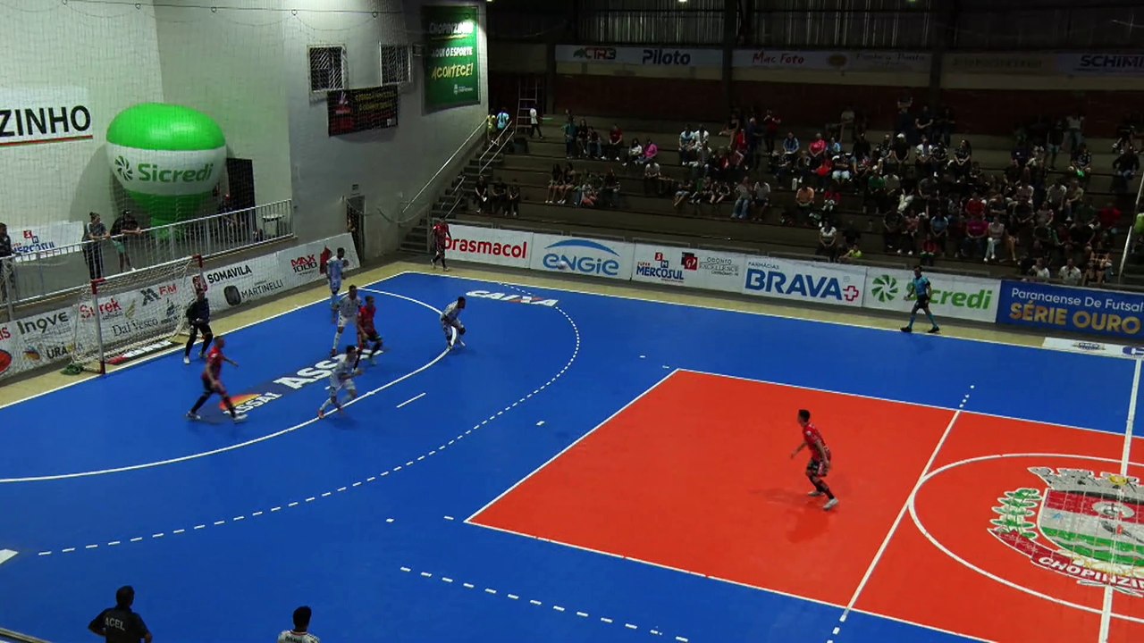 Cascavel Futsal empata com Chopinzinho em 2 a 2, fora de casa