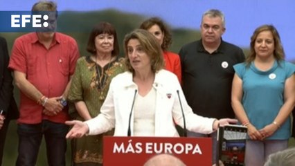 Ribera asegura que Feijóo ha perdido el plebiscito y lo acusa de un "fracaso rotundo"