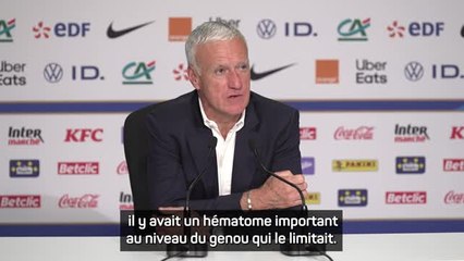 Bleus - Deschamps : "Il n’y avait pas de risque à prendre avec Mbappé"