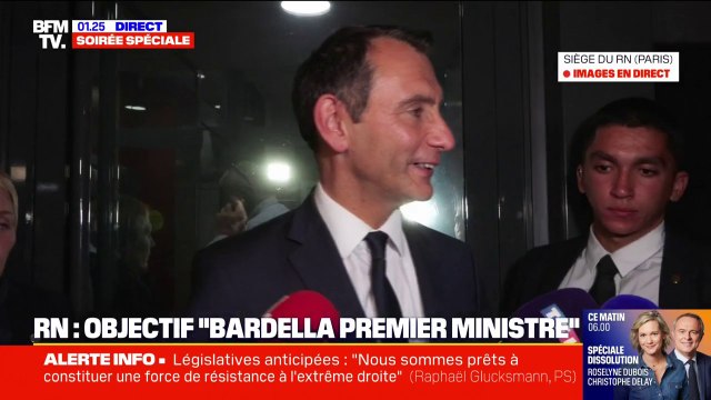 Pour Laurent Jacobelli (RN), Jordan Bardella est le candidat naturel pour le poste de Premier ministre en cas de victoire du RN