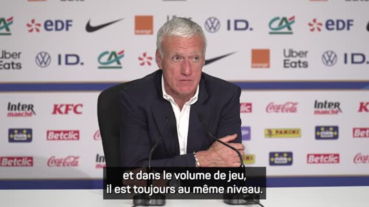Bleus - Deschamps : "Kanté est toujours au même niveau"