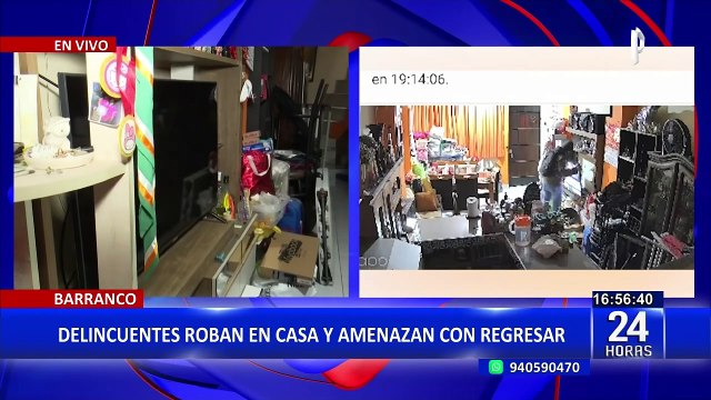 ¡Tras robar amenazaron con regresar!: Delincuentes se llevaron todo lo que pudieron de una vivienda en Barranco