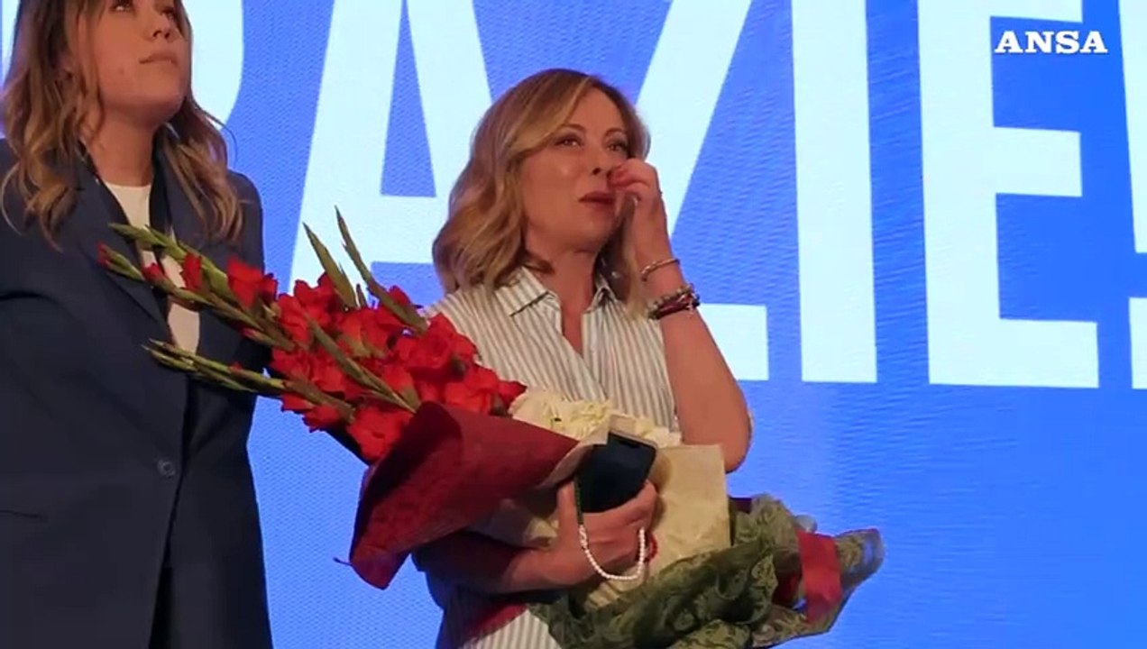 Europee, Meloni: "Ci hanno visto arrivare ma non sono stati in grado di fermarci"