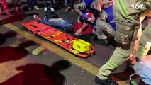 Motociclista fica ferido após colisão de trânsito no Jardim Clarito em Cascavel