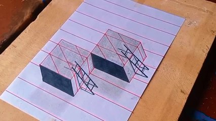 3d drawing on paper | easy drawing on paper