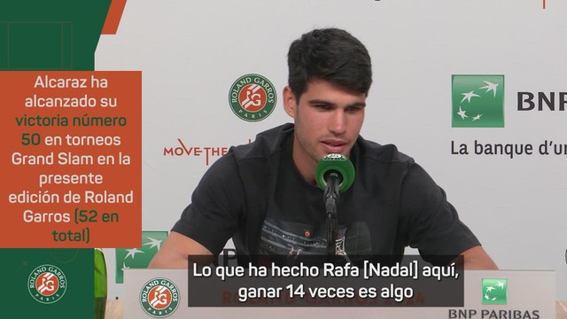 La respuesta de Alcaraz cuando le preguntan por superar a Nadal: momentazo