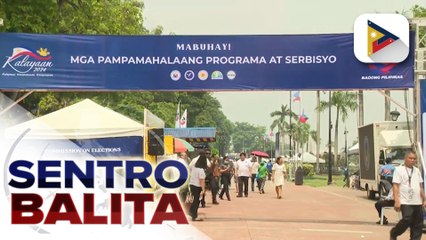Pampamahalaang Programa at Serbisyo, umarangkada na sa Rizal Park; ilang NGOs, nakiisa rin sa programa