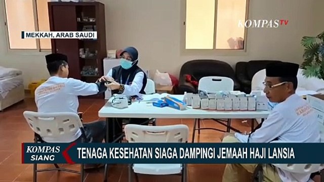 Petugas Kesehatan Disiagakan Dampingi Jemaah Haji Lansia Selama Ibadah Haji