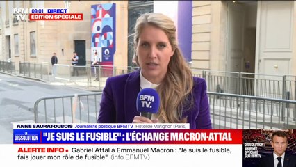 "Je suis le fusible": le Premier ministre Gabriel Attal a tenté de dissuader Emmanuel Macron de dissoudre l'Assemblée nationale