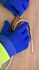 Tucked sheet bend #knot