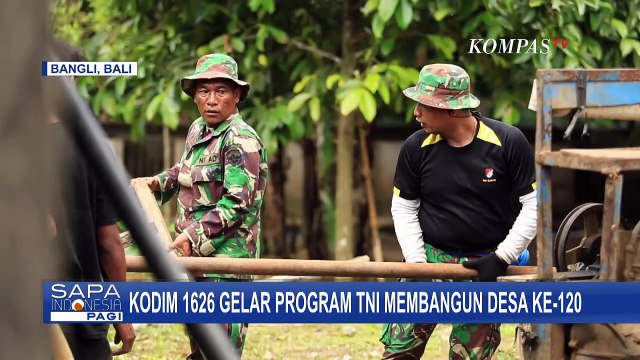 Kodim 1626 Bangli Jalankan 'TNI Membangun Desa' Ke-120 di Desa Tige Bali!