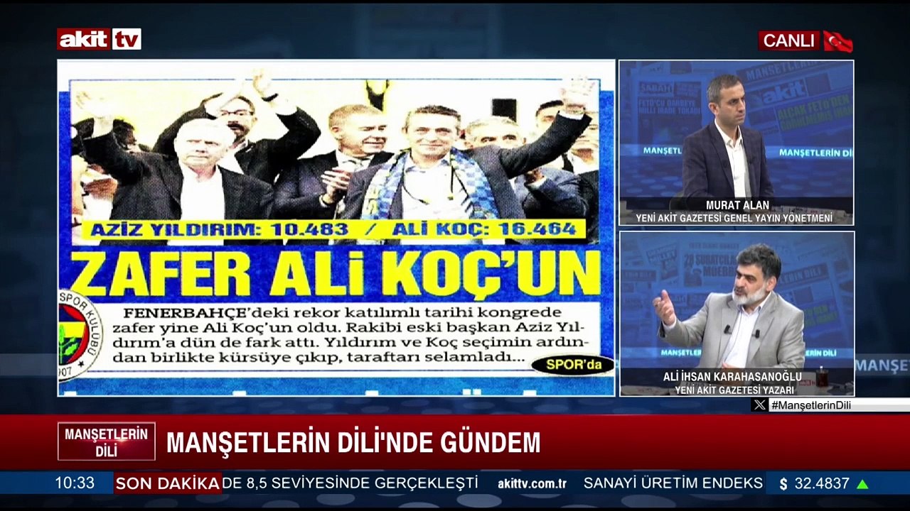 Koç programda çark etti!