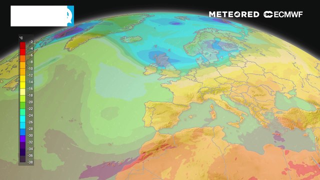 Vasta area di bassa pressione tra Regno Unito e Scandinavia