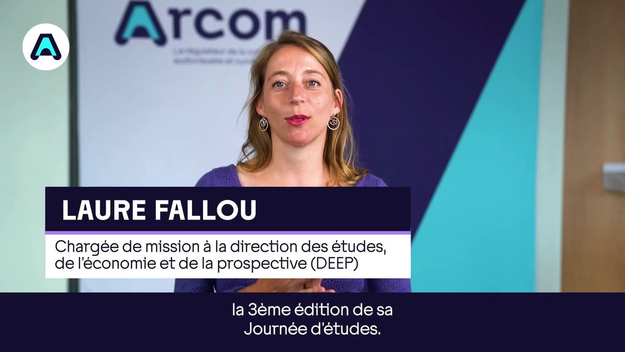 Troisième journée d'études de l'Arcom : Laure Fallou, chargée de mission à la direction des études, de l'économie et de la prospective