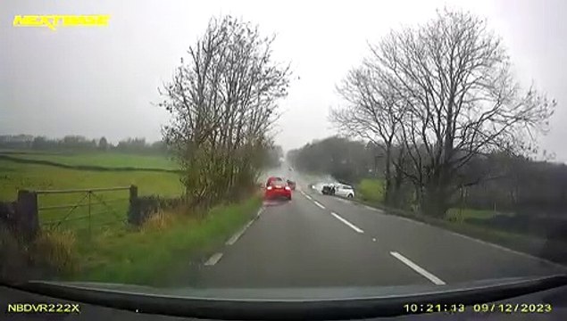 Footage shows moments before “Mad” driver killed mother and son on Derbyshire road in head-on smash