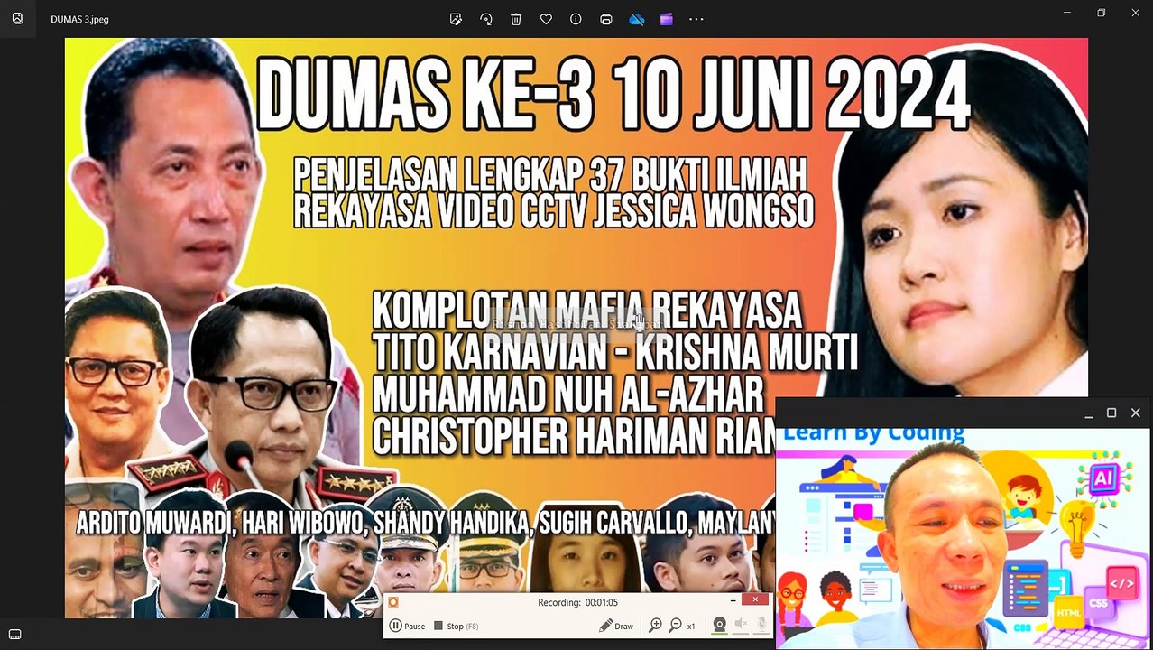 BUKTIKAN JANJIMU KAPOLRI LISTYO SIGIT PRABOWO! JANGAN CUMA NGOMONG DOANG NOL TINDAKAN!