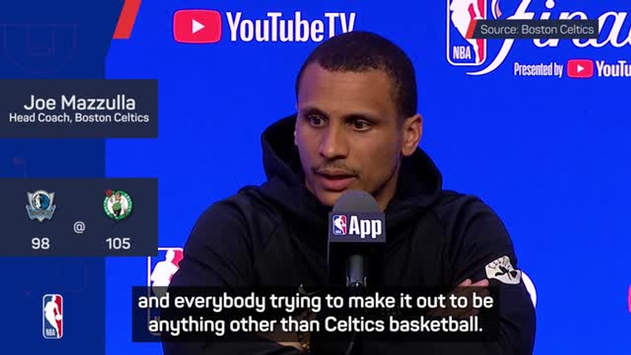 Celtics coach Mazzulla 'tired' of superstar talk