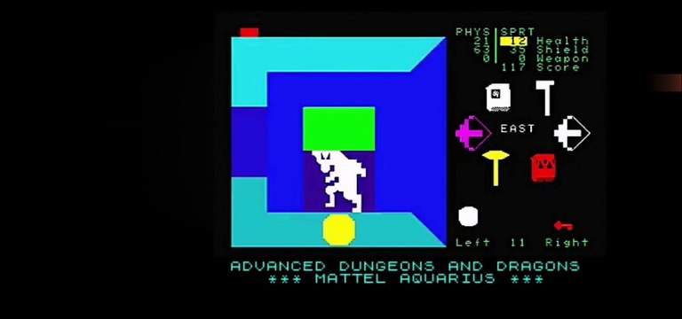 Advanced Dungeons And Dragons - Mattel Aquarius