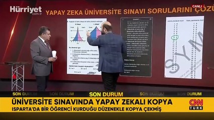 Üniversite sınavında yapay zekalı kopya