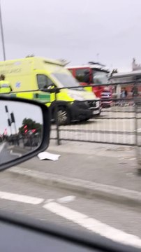 Car flips onto its roof on major Doncaster road in dramatic smash