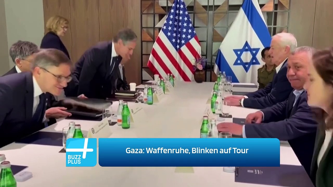 Gaza: Waffenruhe, Blinken auf Tour